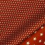 Estrellas de popelina de algodón de 4 mm - terracota