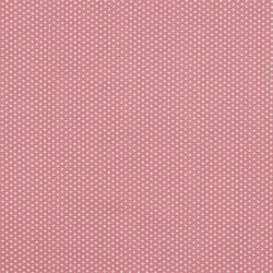 Bavlněný popelín 4mm hvězdičky - perleťově růžový