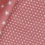 Cotton poplin 4mm stars - pearl pink