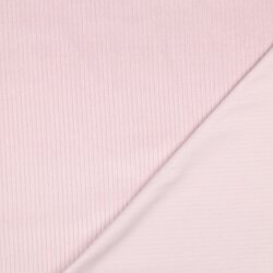 Velours côtelé large *Vera* - rose froid clair