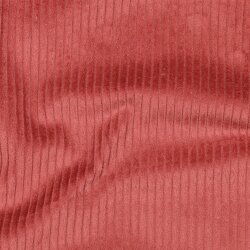 Velours côtelé large *Vera* - vieux rose