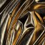 Folienjersey Uni *Vera* - hellgold