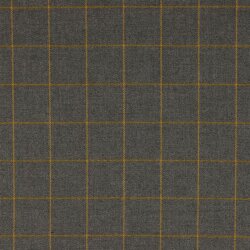 CHECKS - mottled grey/OCHRE