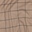 Bekleidungsstoff Karo - beige/schwarz