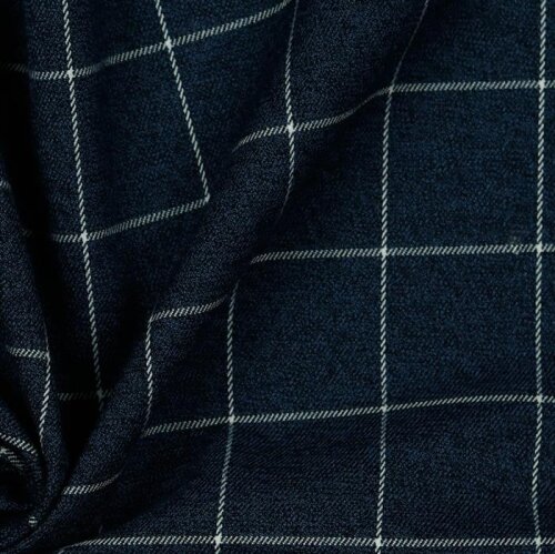 CHECKS - indigoblau/WHITE - FARBE