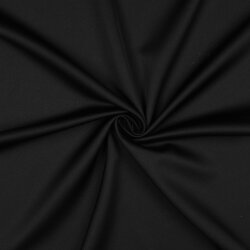 Mikrofaser Satin "Royal" - schwarz
