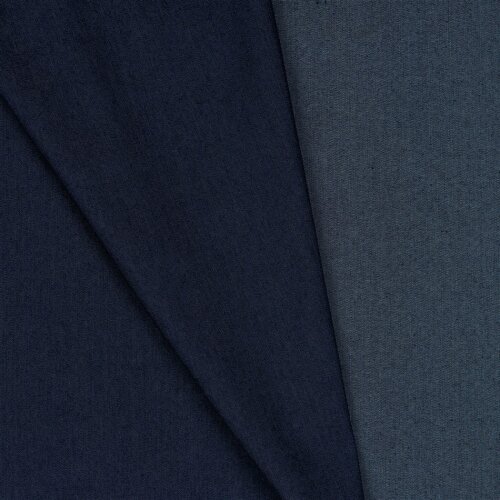Stretch-Jeansstoff Uni - dunkelblau