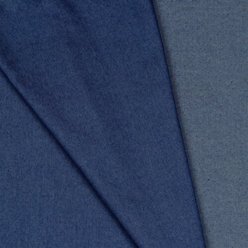 Stretch-Jeansstoff Uni - blau