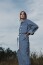 Stretch-Jeansstoff Uni - hellblau