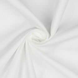 Katoen Poplin Premium Bio~Bio - wit