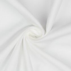 Popeline de coton Premium Bio~Organic - blanc