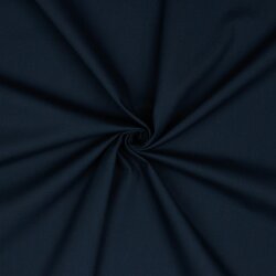 Cotton Poplin Premium Bio~Organic - donkerblauw