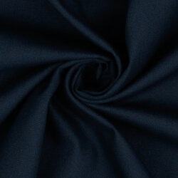 Cotton Poplin Premium Bio~Organic - donkerblauw