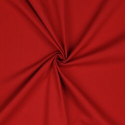 Cotton Poplin Premium Bio~Organic - donkerrood