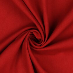 Cotton Poplin Premium Bio~Organic - donkerrood