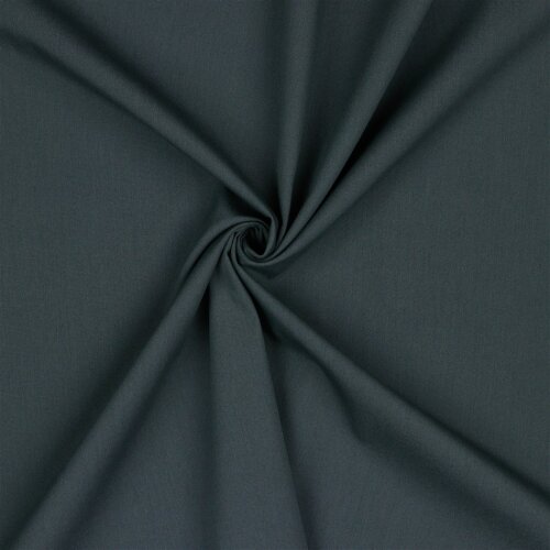 Algodón Popelín Premium Bio~Orgánico - gris oscuro