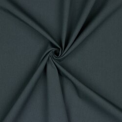 Cotton Poplin Premium Bio~Organic - donkergrijs