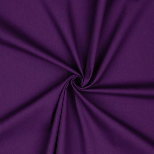Poupline de coton Premium Bio~Biologique - violet