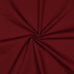 Katoen Poplin Premium Bio~Bio - bordeauxrood