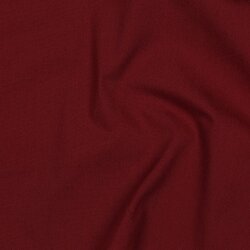 Katoen Poplin Premium Bio~Bio - bordeauxrood