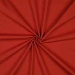 Katoen Poplin Premium Bio~Organic - steenrood