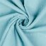Tessuto in cotone con bignè - azzurro