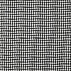 Jacquard Viskose Hahnentritt midi - schwarz/weiss
