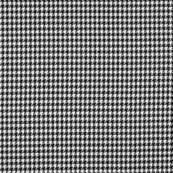Jacquard Viskose Hahnentritt midi - schwarz/weiss