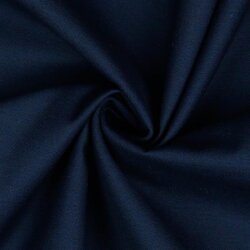 Cotone satinato stretch - blu scuro