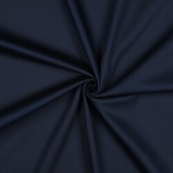 Cotone satinato stretch - blu scuro