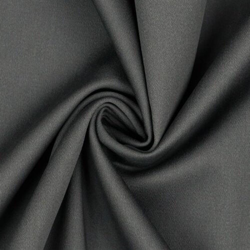 Cotton Satin Stretch - dark grey