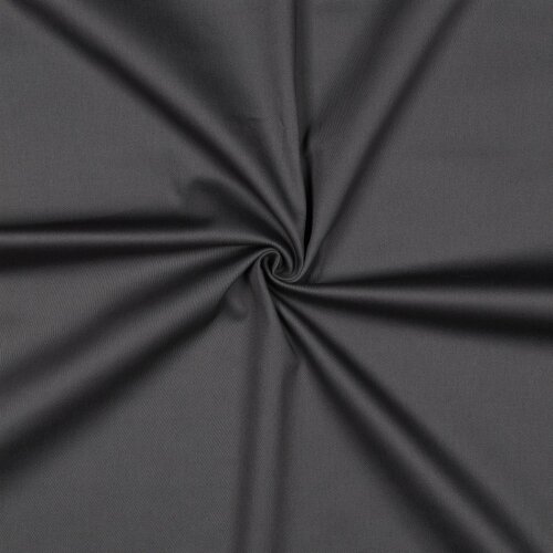 Cotton Satin Stretch - gris foncé