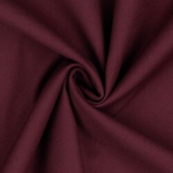 Cotton satin stretch - dark burgundy
