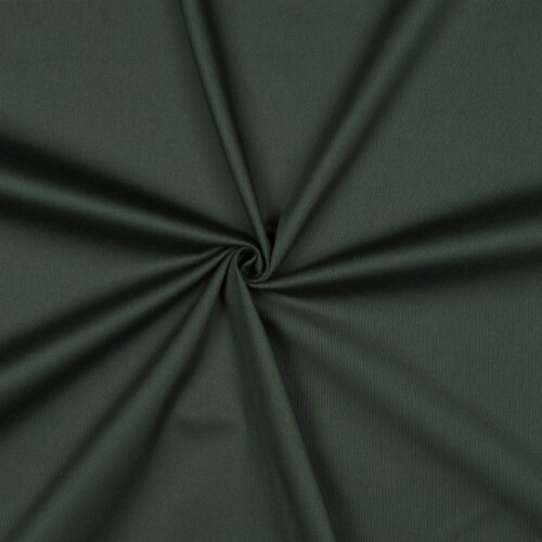 Cotton satin stretch - dark green
