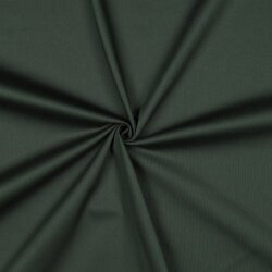 Raso di cotone stretch - verde scuro