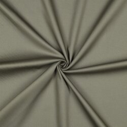Raso di cotone stretch - oliva scuro