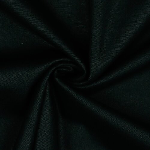 Cotton poplin *Vera* plain - black