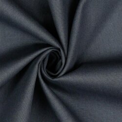 Cotton poplin *Vera* plain - graphite grey