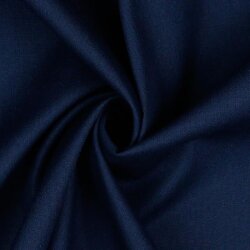 Cotton poplin *Vera* plain - dark blue