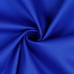 Popeline de coton *Vera* unie - bleu cobalt