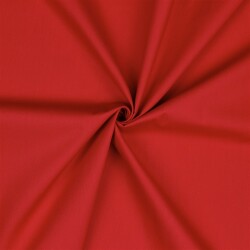 Katoenen popeline *Vera* effen - rood