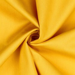 Cotton poplin *Vera* plain - maize yellow