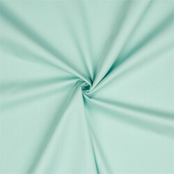 Katoenen popeline *Vera* effen - licht mint