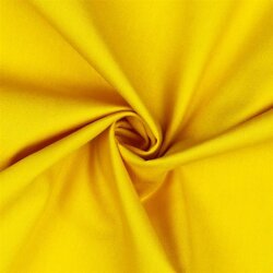 Popeline de coton *Vera* unie - jaune citron