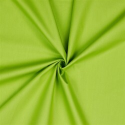 Katoenen popeline *Vera* effen - lime