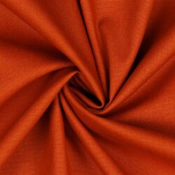 Popeline de coton *Vera* unie - orange