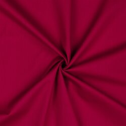 Baumwollpopeline *Vera* Uni - dunkelpink