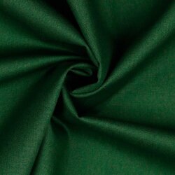 Cotton poplin *Vera* plain - dark forest green