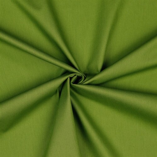 Cotton poplin *Vera* plain - olive