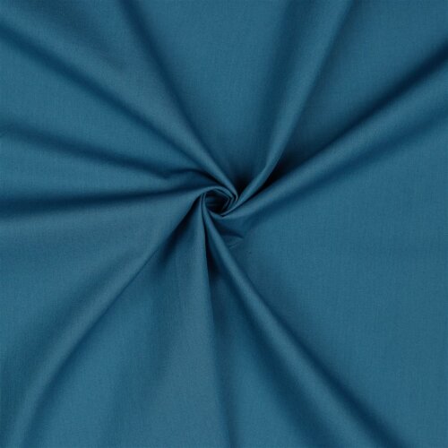 Cotton poplin *Vera* plain - dark shade blue